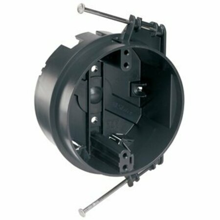 PASS & SEYMOUR Electrical Box, 20.25 cu in, Ceiling Box, Thermoplastic, Round S120RAC